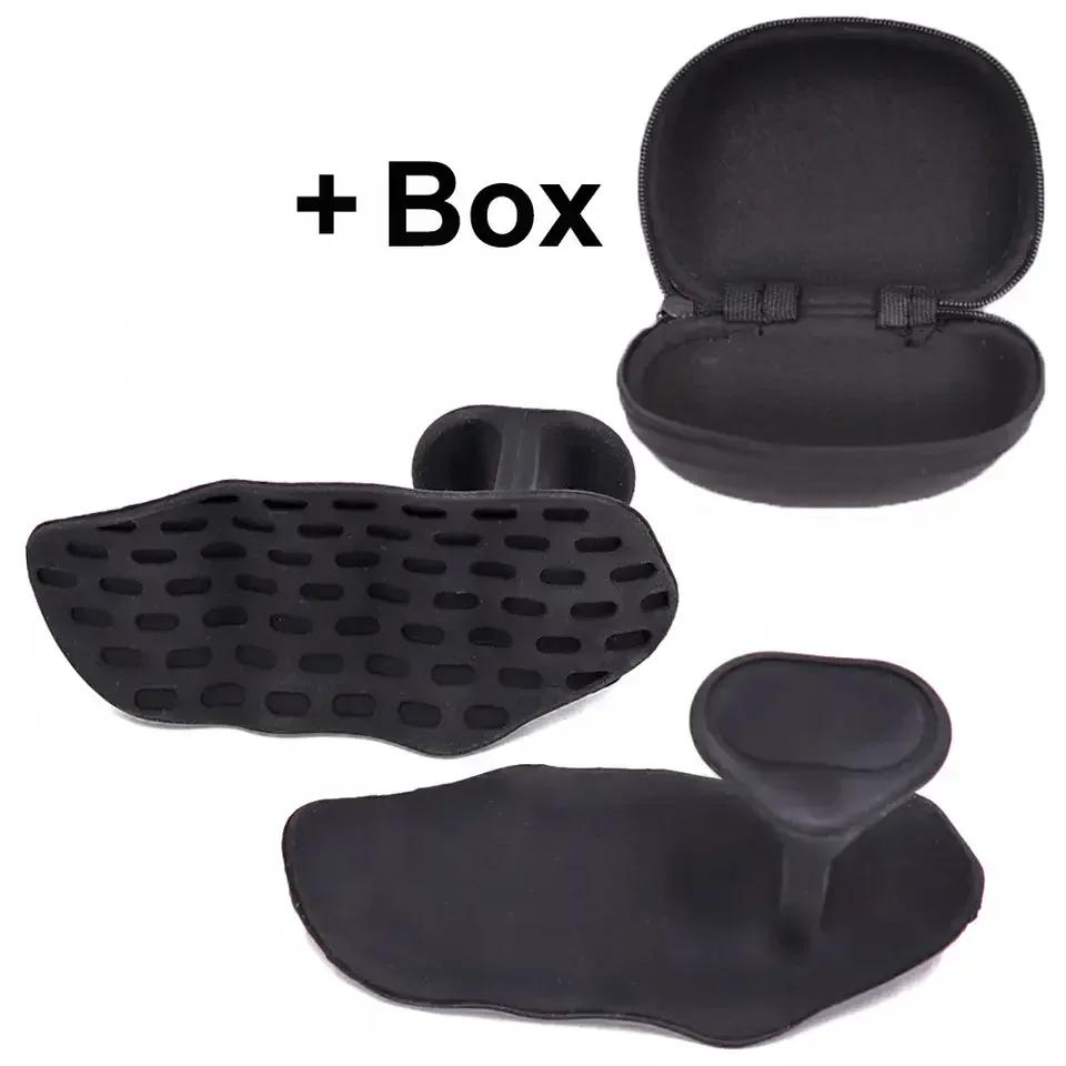 Silicone Palm Grip Pull Up Grips for Weightlifting Honeycomb Elastic Finger Anti-slip Glove Home Gym Fitness Equipment 1Pair
