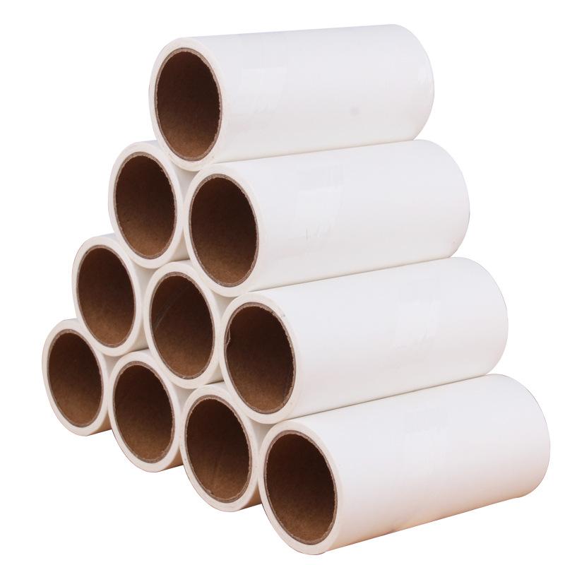 Lint Roller Brush with Tear-Off Sticky Sheets - Refill Rolls for Lint Removal