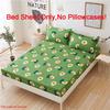Sheet Bed Fitted Cover Without Pillowcase Floral Printed Single King Double