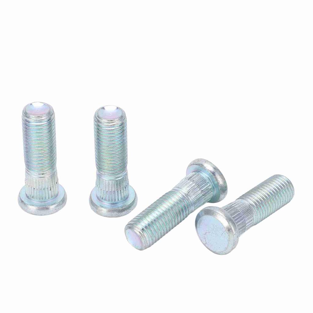 4pcs Serrated Wheel Studs 43mm Steel 90113SM1005 Replacement for ACURA ACCORD ACTY CRAWLER