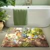 Pokemon Pikachu Steampunk Gear Moon Print Non-Slip Floor Mat Doormat