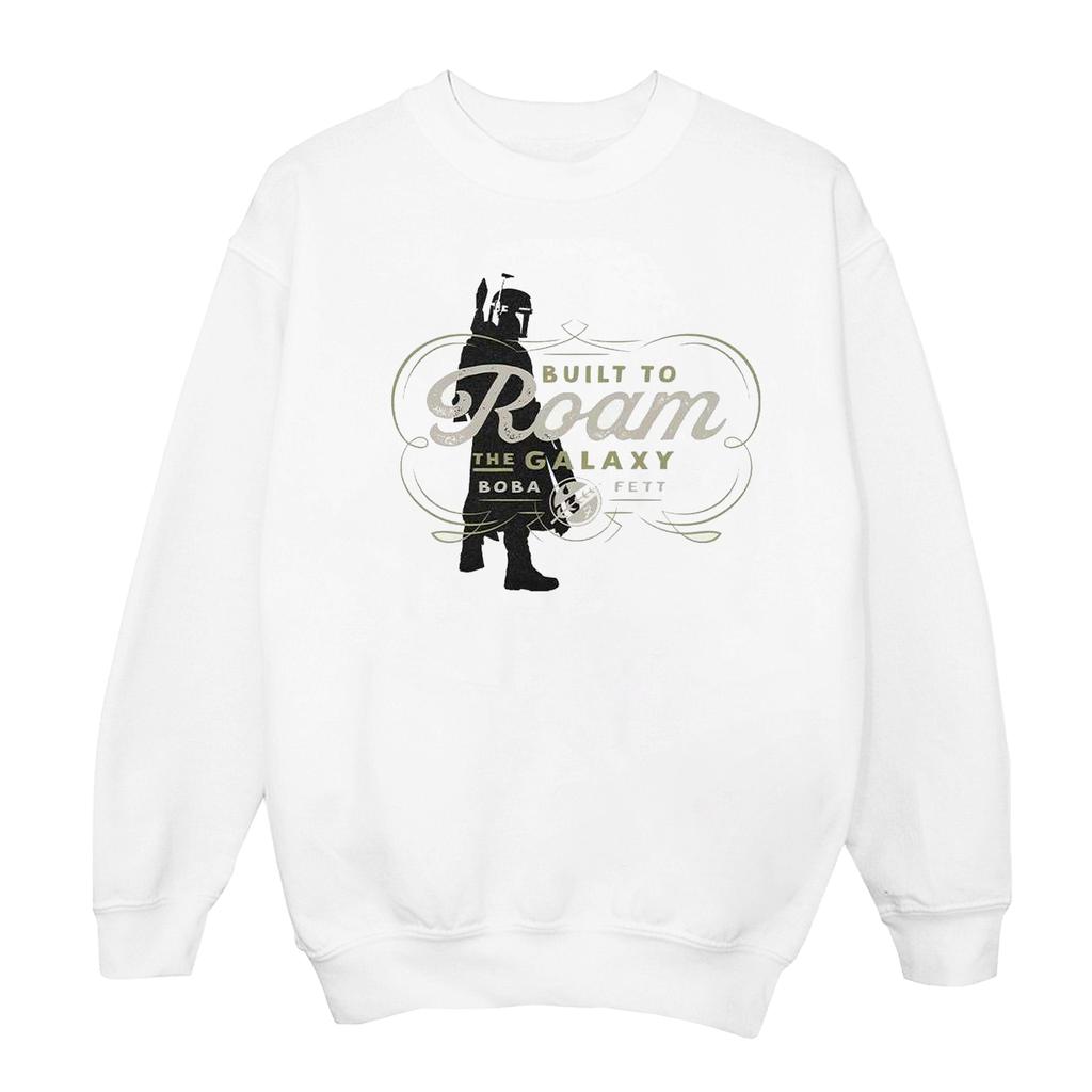 Star Wars Mens The Book Of Boba Fett Built To Roam Sweatshirt