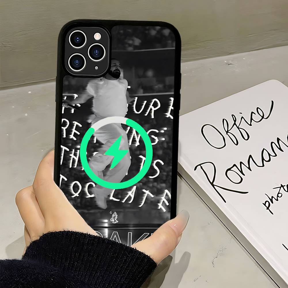 Singer Rapper D-Drake Magnetic Phone Case For IPhone 16 15 14 13 12 11 17 Pro Max Plus Wireless Charge Cover