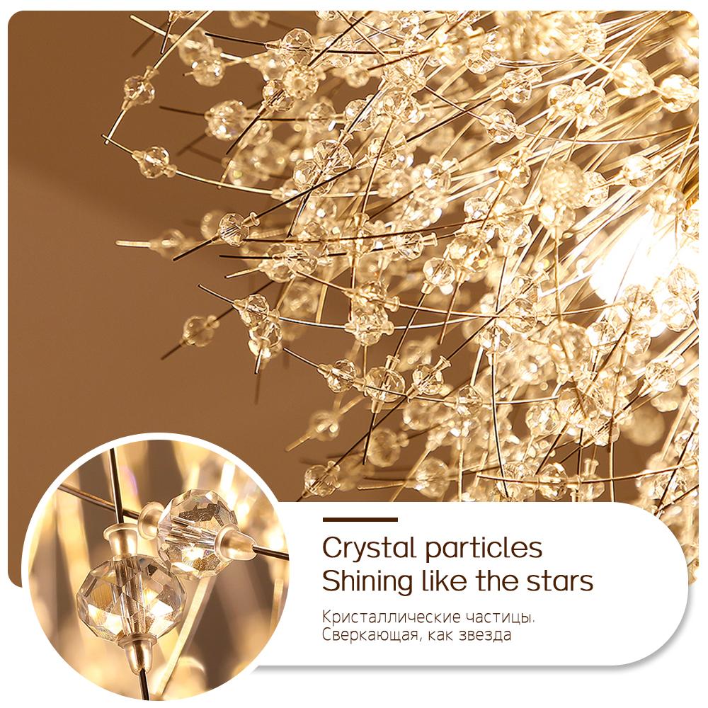 Modern Luxury Beautiful Loft Decorative for High Ceiling Light Hotel Lobby Mall Living Room Stair Crystal Chandelier