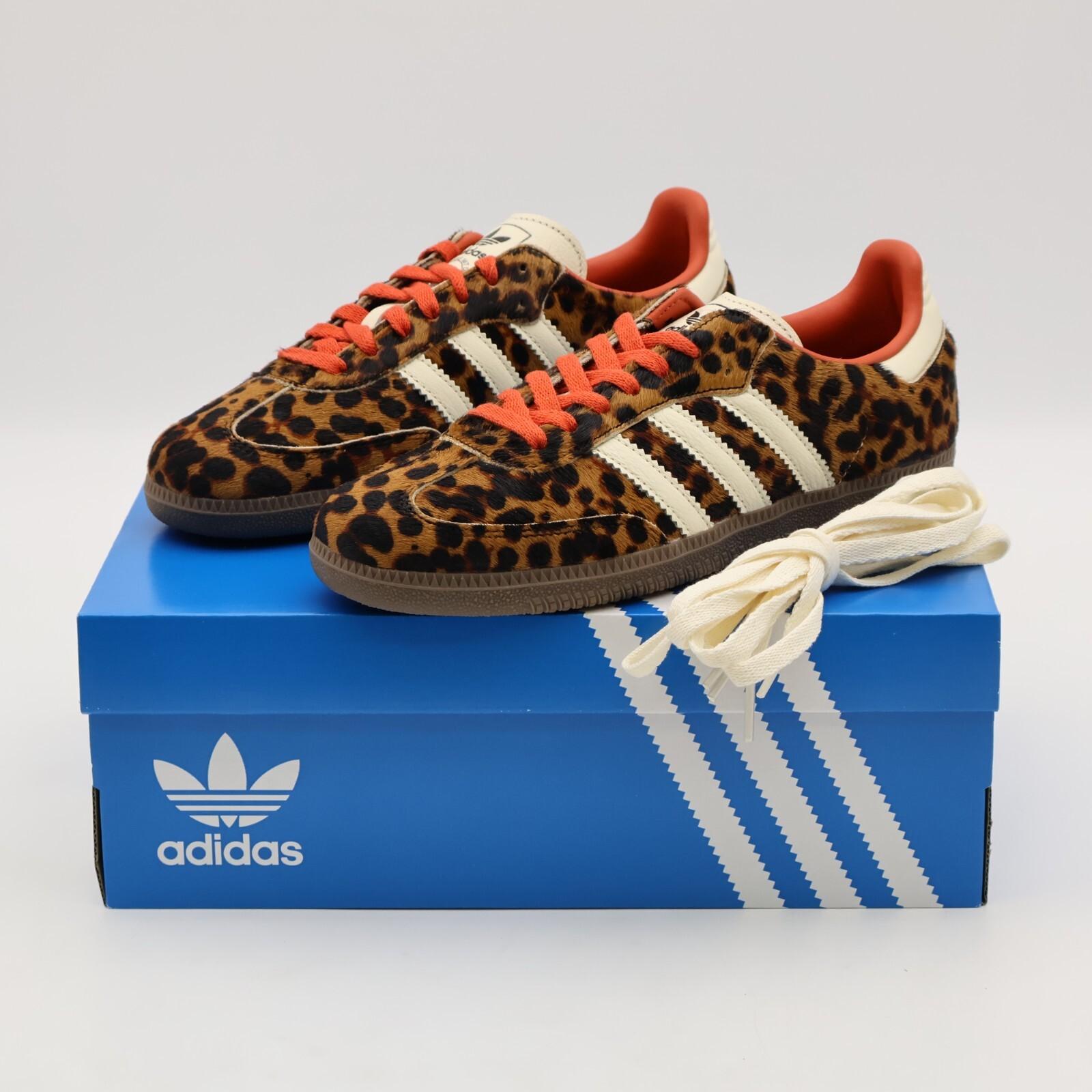 JI2734 adidas Originals Women s Samba OG Leopard Preloved Red (Women s) 9.5W