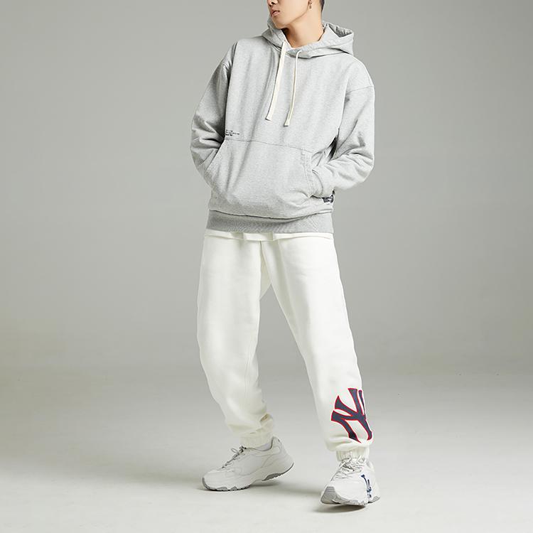 New MLB Knitted Sports Pants Unisex White 3APTB0526-50IVS