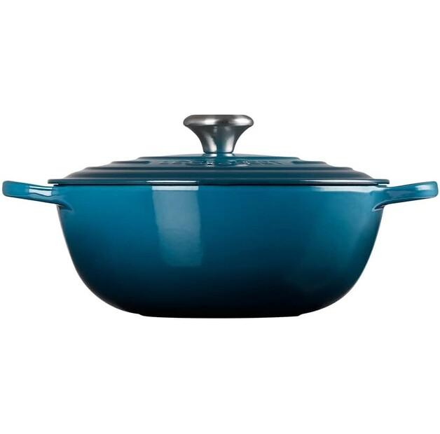 Le Creuset Signature 26cm Deep Teal 4.1l Saucepan (21114266420430)