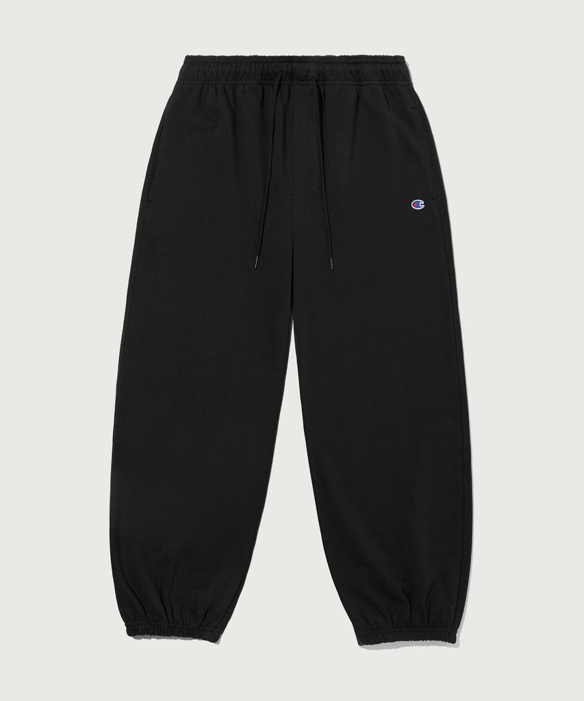 Champion C-Logo Wide Fit Sweat Jogger Pants Black