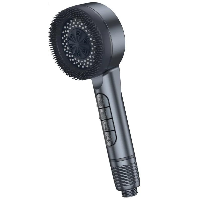 

Багатофункціональна душова лійка Фільтрована Наддувна Душова Лійка Чотиришвидкісне Регулювання з Водяним Затвором Домашній Душ Аксесуари для Ванної Кімнати