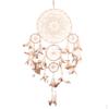 Style indien avec cinq anneaux, fenêtre de maison et suspension murale, ameublement décoratif de vacances