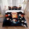 Jujutsu Kaisen Spirit Battle Print 3Pcs Bedding Setduvet Cover With 2 Bedropillowcase Home Birthday Gift