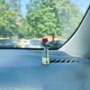 Cute Car Interior Decoration 2Pcs Rabbit Flower Vase Ornament Non-slip Center Console Decor for Drivers