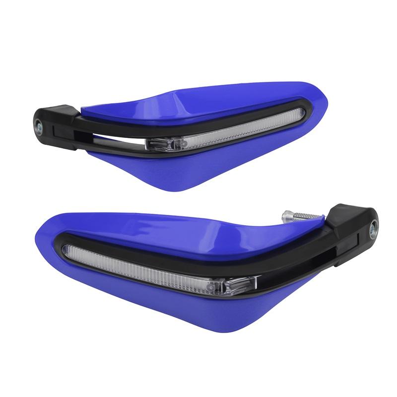 Motorcycle Hand Guard LED Turn Signal Lights Handguard Covers For Most Diameter Handlebar ATV Enduro Motocross Scooters Moped