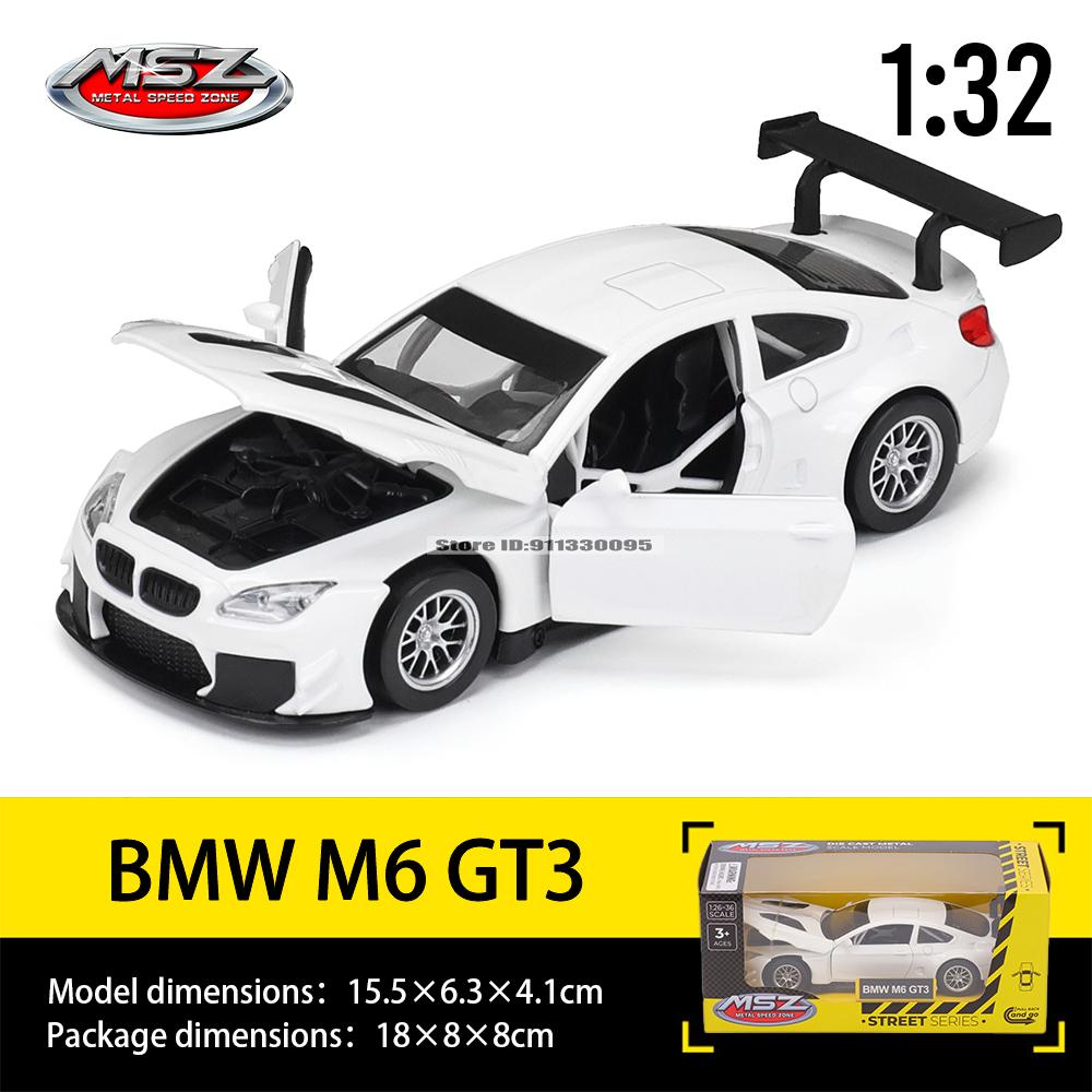 MSZ 1:32 BMW M4 E-tron GT Aventador Hanging Model Classic Car Static Car Model Alloy Die-casting Car Model Collection Gift Toy