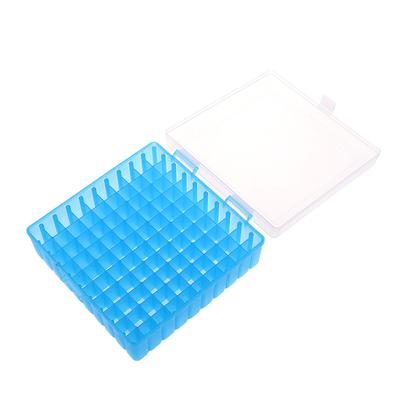 100 Holes Laboratory Plastic Tube Box Rack Use For 2Ml 1.5Ml 1.8Ml Cryopreservation Tube With Connection Cover
