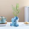 Unique Ceramic Succulent Planter Fish-shaped Hydroponic Planter  Desktop Decor