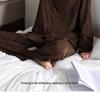 Antibakterielles Modal-Pyjama-Set für Damen - Weich, Langarm mit Brustpolstern, Neuer Chinesischer Stil, Perfekt für Frühling, Herbst und Winter.