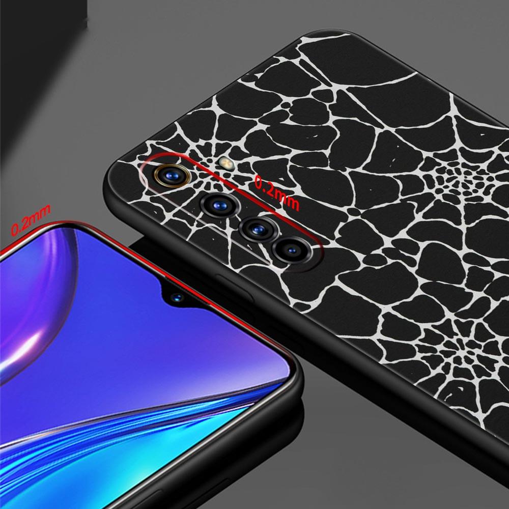 Spider Web Case For Realme C67 C63 C55 C53 C35 C25 C21 GT 2 3 5 6 10 11 12 13 Pro Plus 5G Soft TPU Phone Cover Fundas Capas Bags