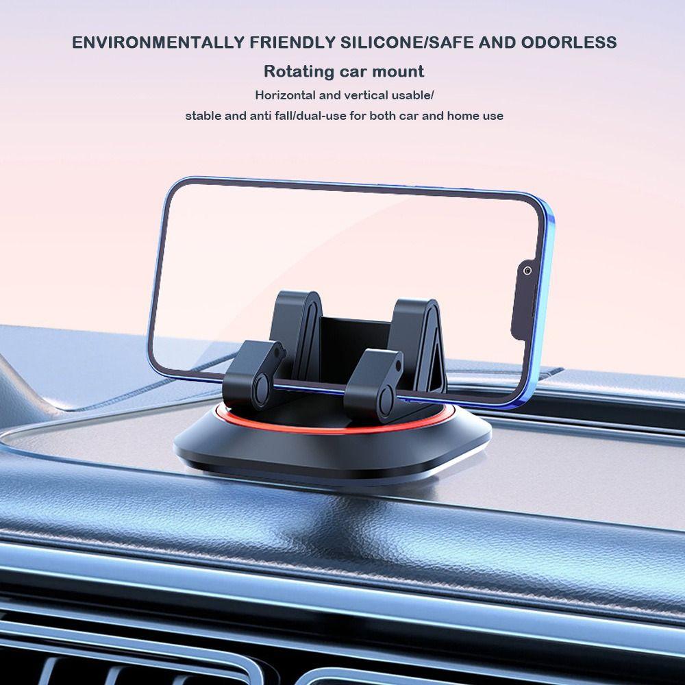 

Fixed Mobile Phone Holder with Anti-slip Pad Bracket New Car Holder Home чорний