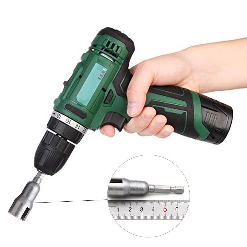 Butterfly Screws Bolt Socket Wrench Hex Shank Drill Adapter Wing Nut Driver For Power Tool Slotted Electric Screwdriver Sleeve
