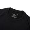 Under Armour Logo Print Loose Quick-Dry Short Sleeve Shorts Casual Sports Set Men sets Black 1326413-001+22500214-001