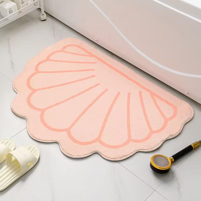 

Коврик для ванной комнаты Впитывающий нескользящий коврик для ванной комнаты Коврик для спальни и туалета Коврик для входа в дом Ковер 40X60cm