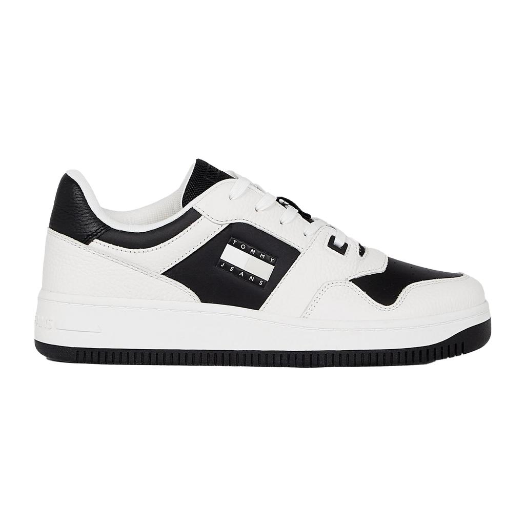 Tommy Jeans Mens Leather Basketball Cupsole Trainers