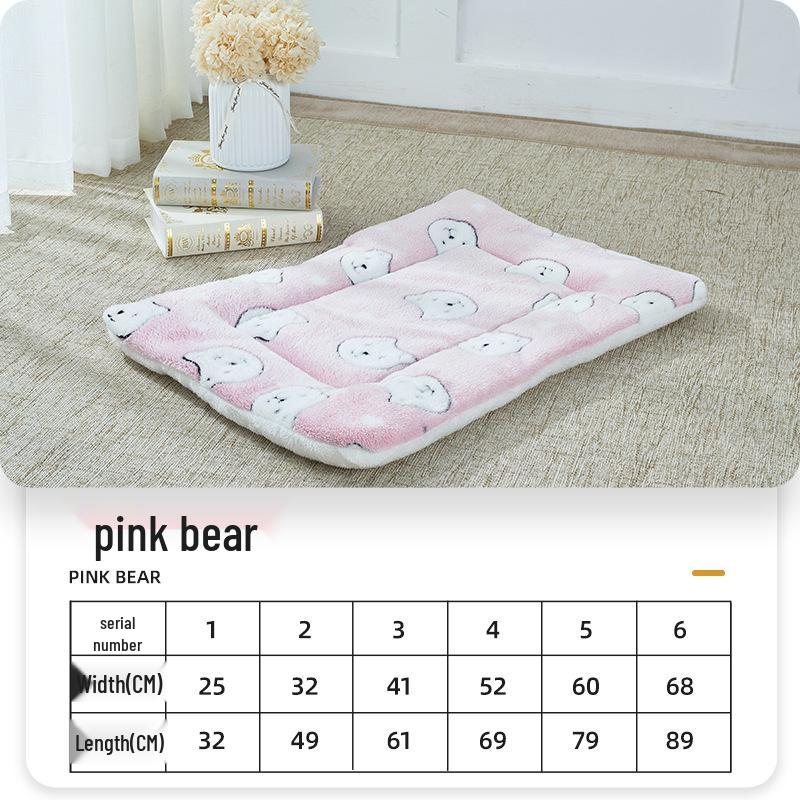 Thickened Pet Sleeping Pad: Warm Autumn & Winter Mat for Cats and Dogs - Universal Blanket & Sofa Cushion
