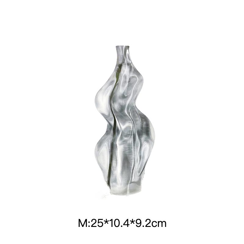 Modern Flower Vase 3D Printed Flower Vase Boho Unique Flower Vase St Patrick's Day Easter Decor Aesthetic Room Wedding Party Déc