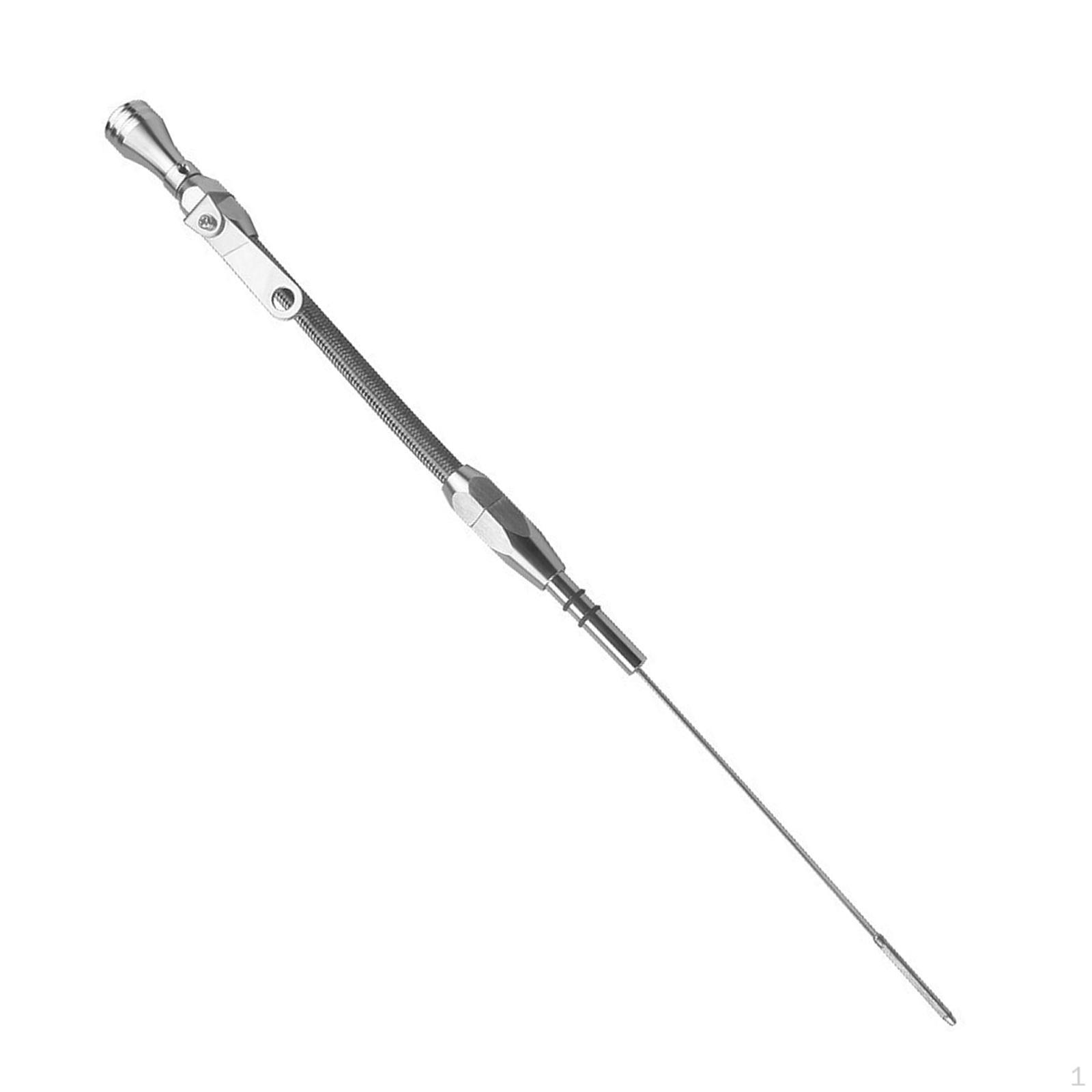 Engine Oil Dipstick,Stainless Steel Dipstick,Car Accessories,Oil Level Measuring Tool for Sbc
