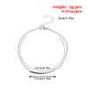 Anklet Stylish Bracelets Adjustable Accessory Silver Gold Foot Ankle Fashion Simple Chains Universal Ornaments Style for Women