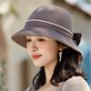 Bow Sunscreen Hat Women's Summer Sweet Elegant Fashion Basin Hat Mountain Climbing Travel Sun Hat