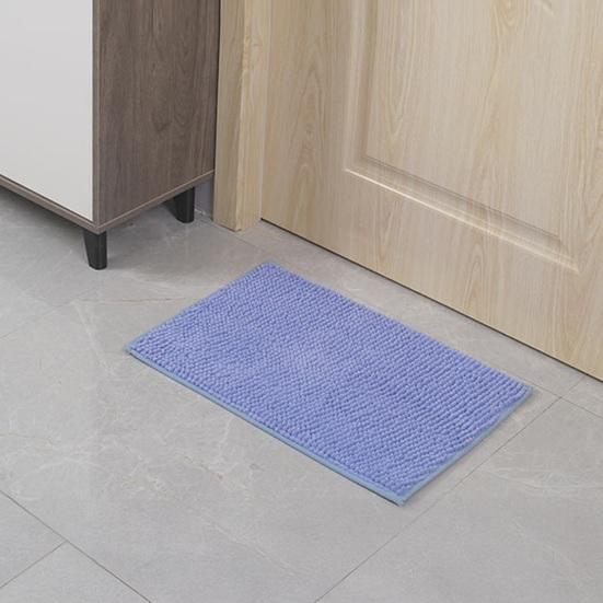 Chenille Badmat Absorberend Microvezel Vloermat Wasbaar Zacht Badkamertapijt Sneldrogend Vloerkleed voor Douche Badkamermeubel Badkuip