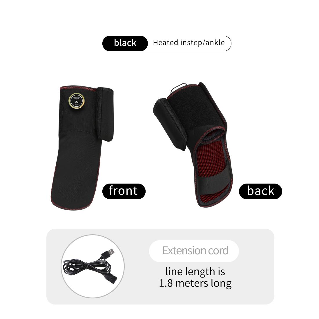 

Heated Ankle Massage Device 3 Heating Modes and Adjustable Timer Mode Achilles Tendonitis Relief Sprain Recovery Sports Ankle Sprain Stabilizer UK-Plug