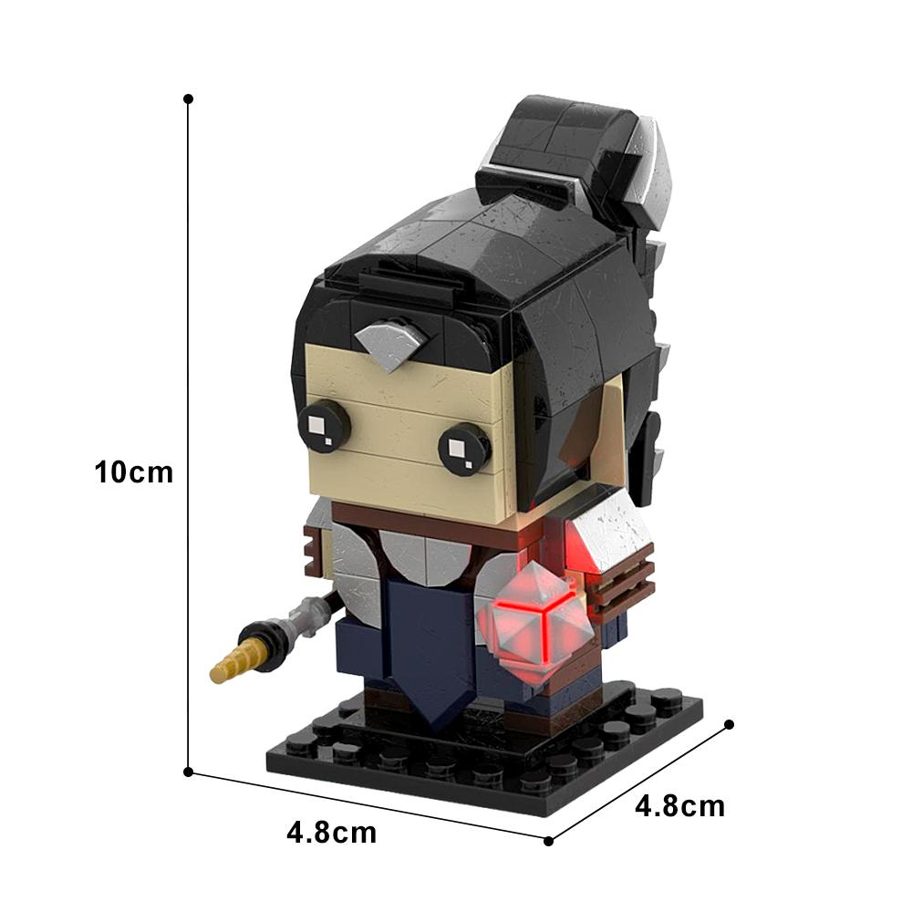 Non-Toxic Gobricks Moc Baldur Gate Horror Movie Figures Bricks Shadowheart Karlach Astarion Brickheadz Building Blcoks Toys Gift