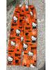Women's Winter KT Cat Cartoon Flannel Sleep Pants - Thick, Warm, and Cozy for Home