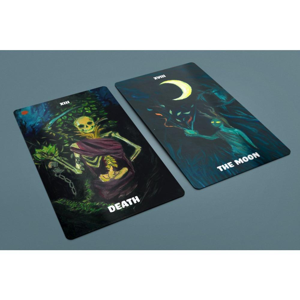 12x7cmThe Vivid Spirit Tarot Deck Carta Manuale Giochi di carte