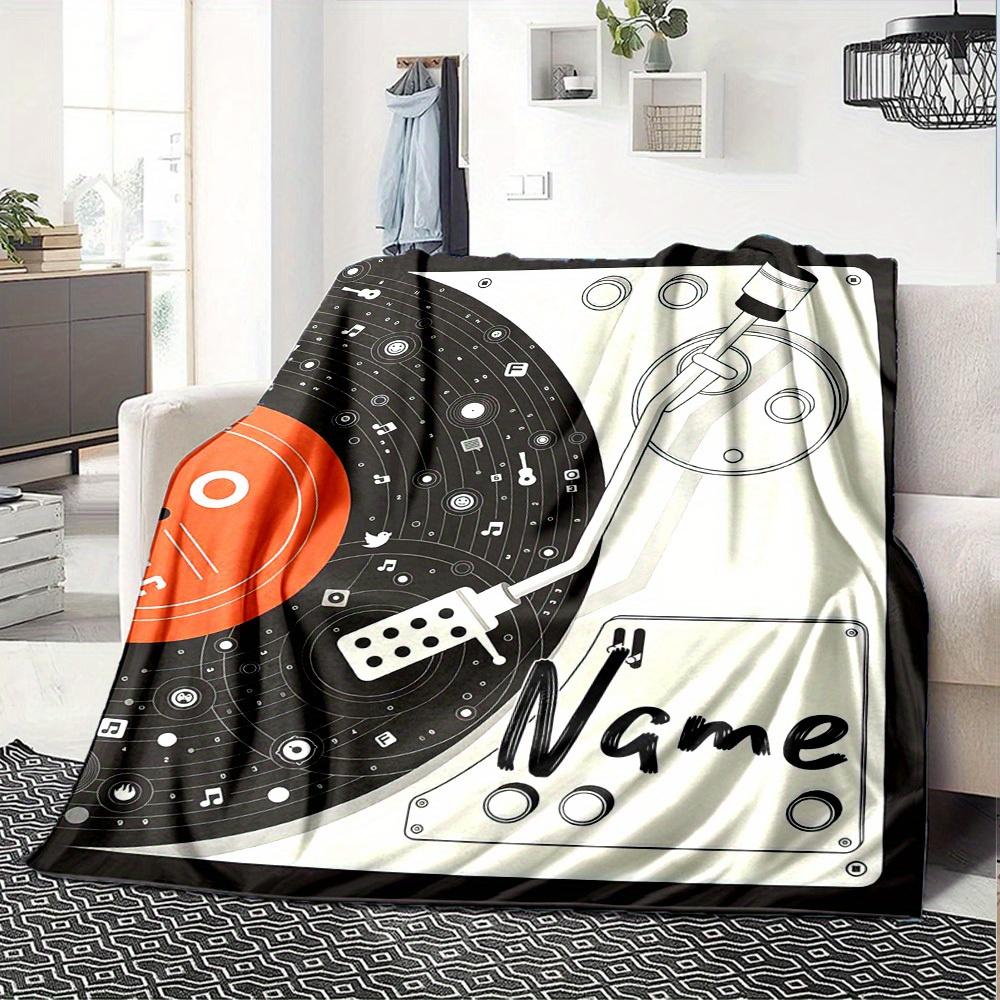 Music Home Customization Blankets Soft Comfortable Portable Allseason Multipurpose Blanket For Picnics Sofas Offices Beds Living Rooms Suitable As