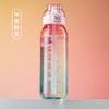 Summer Sports Gym Hydracy Water Bottle BPA Free with Time Marker Drinking with Fruit Scent Air Pods For School Travel