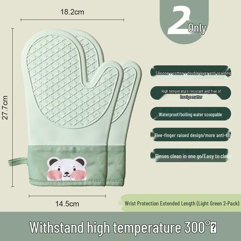 Heat Resistant Silicone Oven Mitt