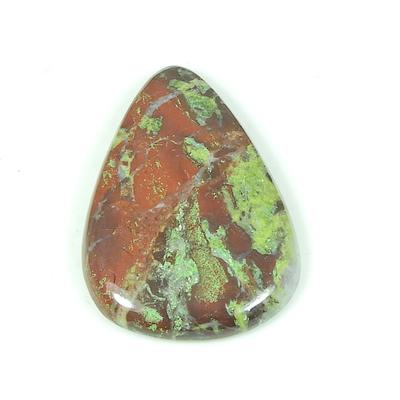 27X42X05 MM Natural Dragon Jasper Pear Shape Cabochon Loose Gemstone 57Cts. SY-499