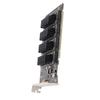 PCIE X16 Expansion Card DC Power Chip Stable Operation JMB585 Chip PCIE to SATA 6G Adapter Card