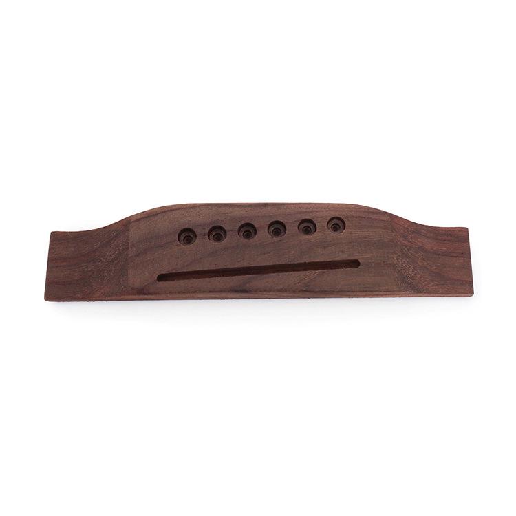 Rosewood Folk & Classical Guitar Bridge Saddle - Wooden Musical Instrument Accessory