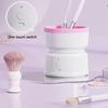 Rechargeable Cosmetic Brush Washer Portable Silicone Cup With 800mAh Battery For Efficient Quiet Cleaning
