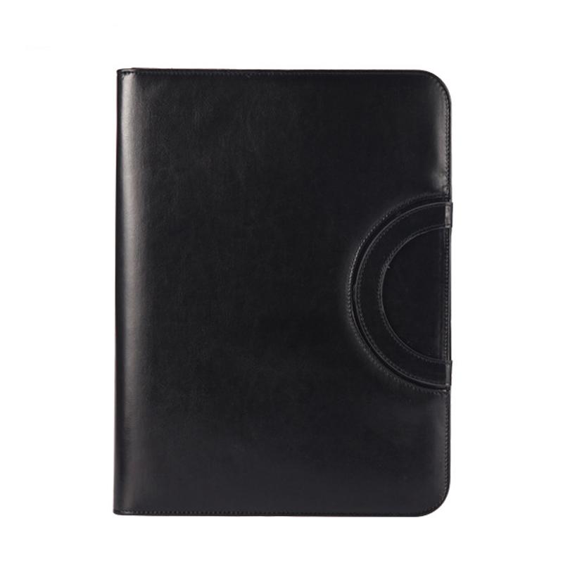 Multifunctional A4 Conference Folder Business Stationery Organizer Document Bag Leather Contract File Folders Office Supplies