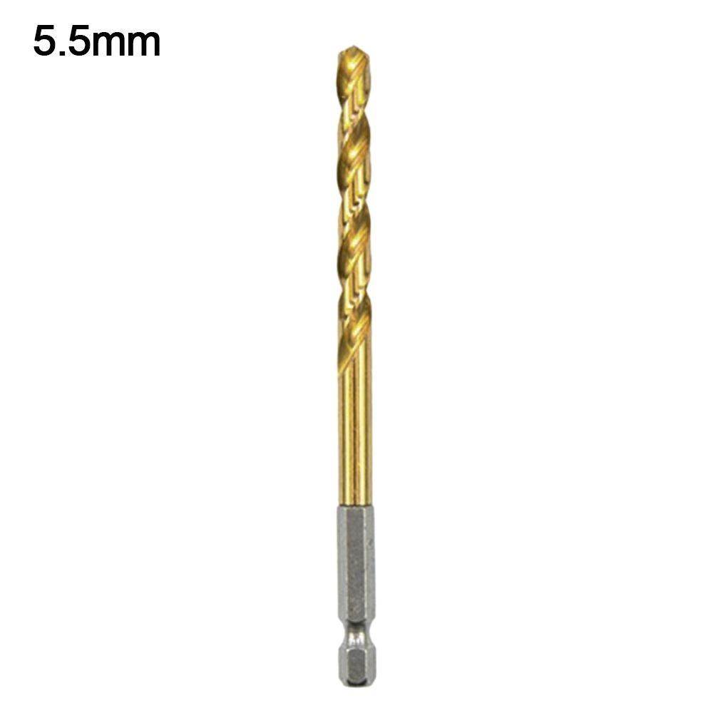 1.5-6.5mm Twist Drill Hexagonal Handle Drill Bit New Drilling Tool