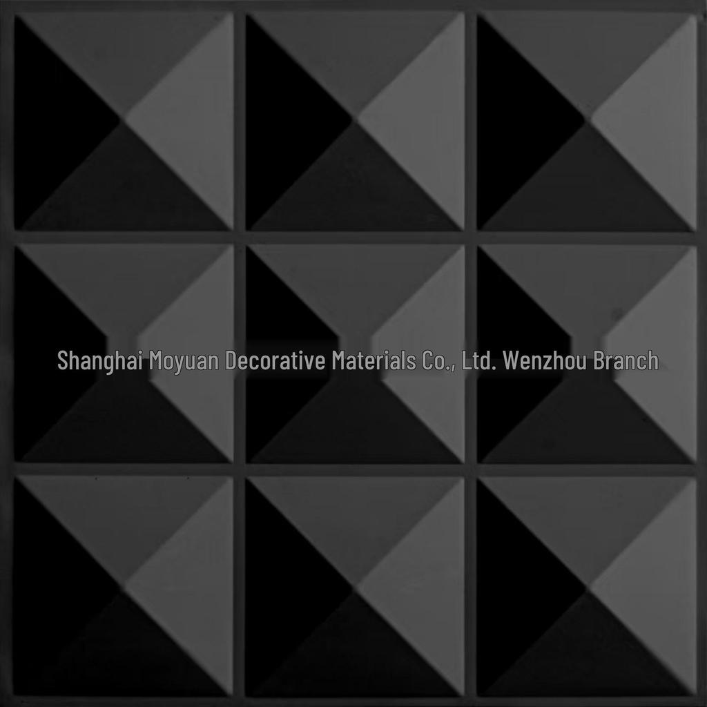 3D Waterproof PVC Wall Sticker Panel - Decorative Three-Dimensional Wall Covering.