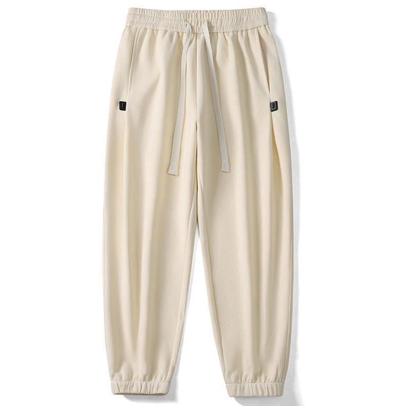 Spring and Autumn Fashion Men's Leggings, Plus Size Men's Pants, Loose Casual Sweatpants Straight Tube Pants