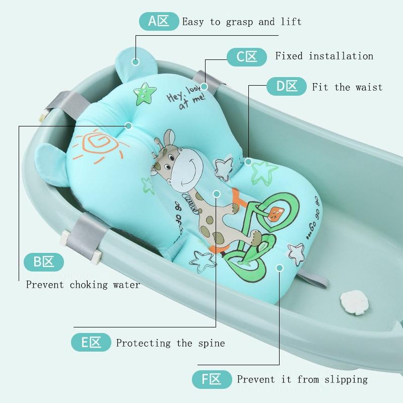Bebek Duş Banyo Paspası Bebek Antiskid Mat Çocuk Şekilli Yastık Daha Güvenli ve Daha İyi Bebek Bakımı