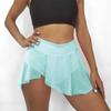 New Women's High-Waisted Ruffled Pole Dance Shorts, Tight Bikini Hot Pants